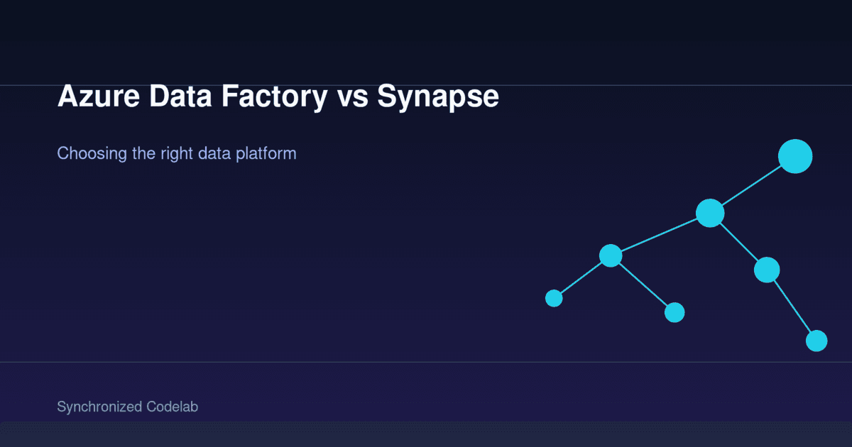 Image for Azure Data Factory vs. Azure Synapse Analytics: Choosing the Right Data Platform in 2026