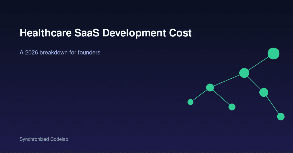 Image for Cost to Build a Healthcare SaaS Product: A 2026 Breakdown for Founders
