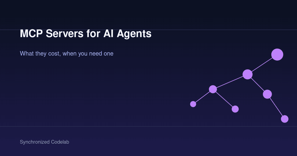 Image for MCP Servers for AI Agents: What They Cost and When You Actually Need One (2026)