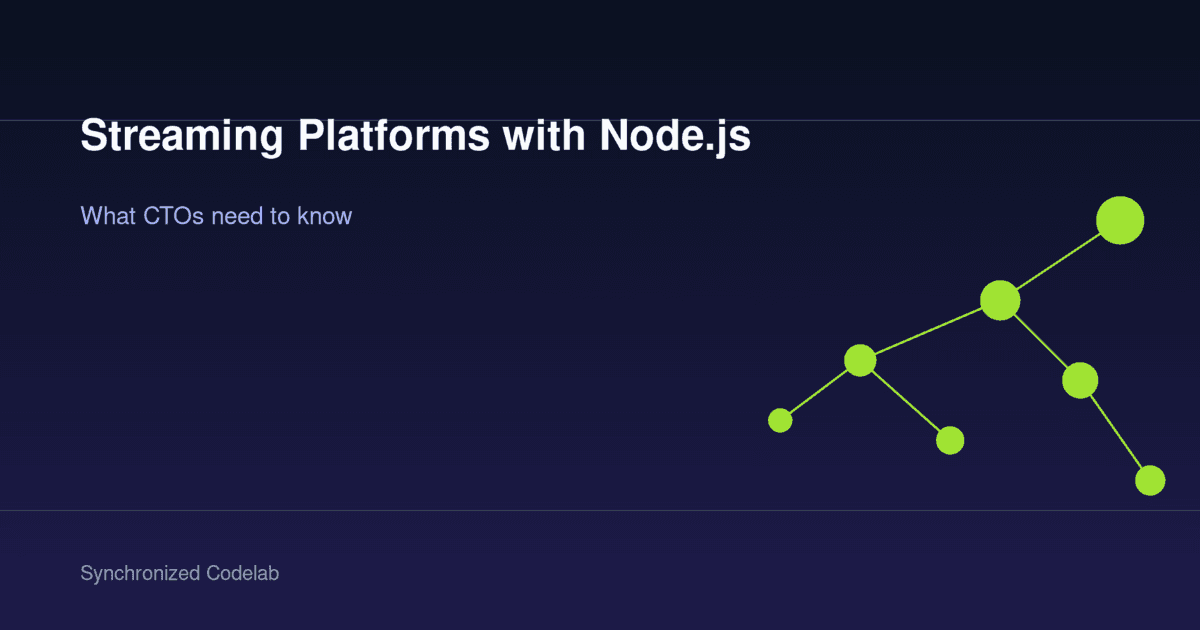 Image for Streaming Platform Architecture with Node.js: What CTOs Need to Know (2026)
