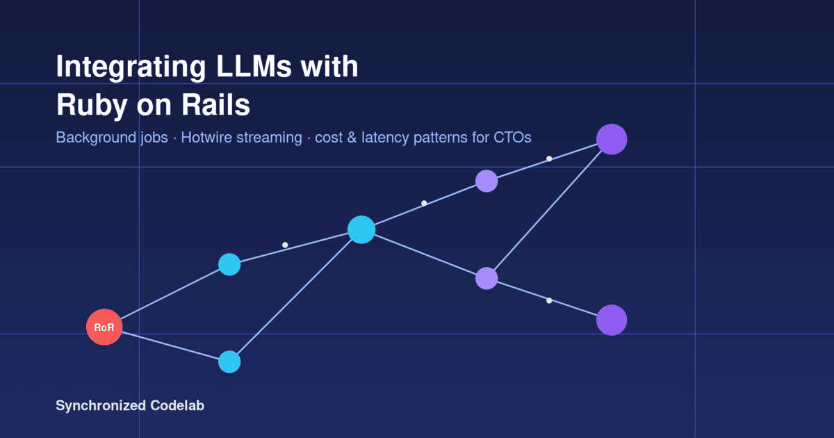 Image for Integrating LLMs with Ruby on Rails: How Tech Leaders Can Build AI-Powered Systems