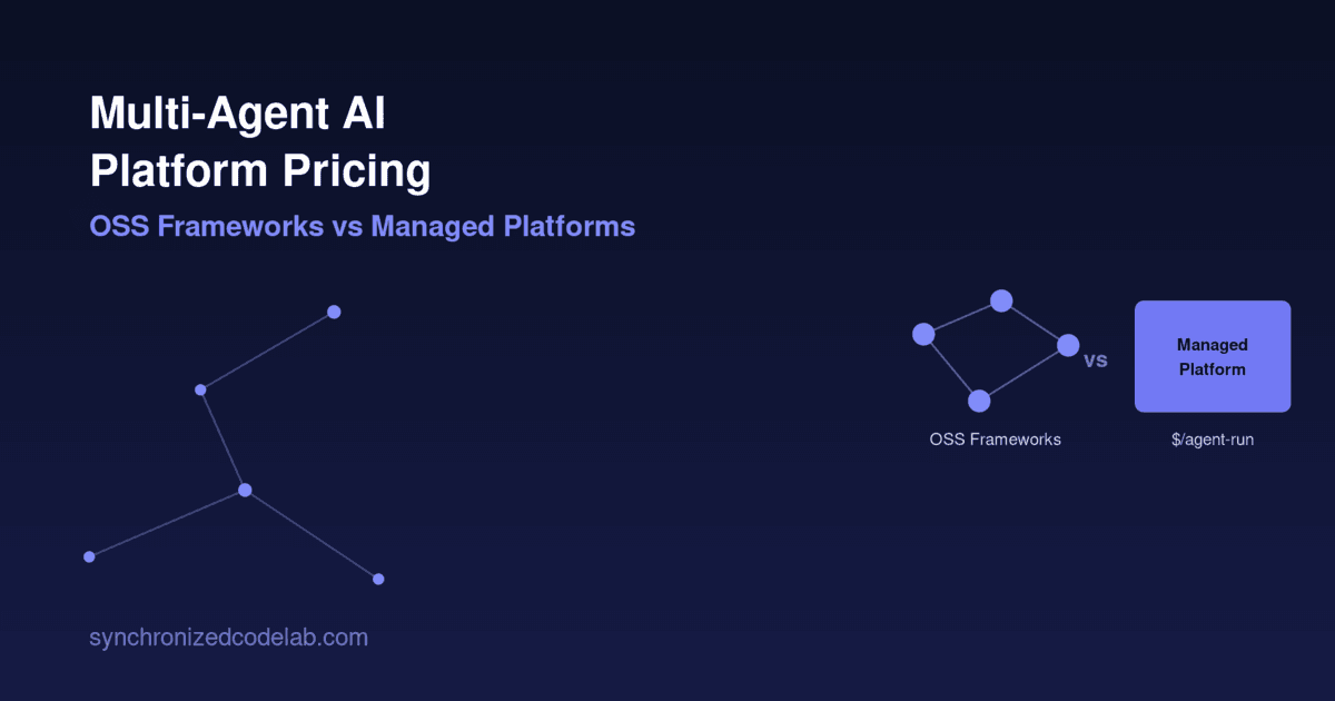 Image for Multi-Agent AI Platform Pricing: OSS Frameworks vs Managed Platforms